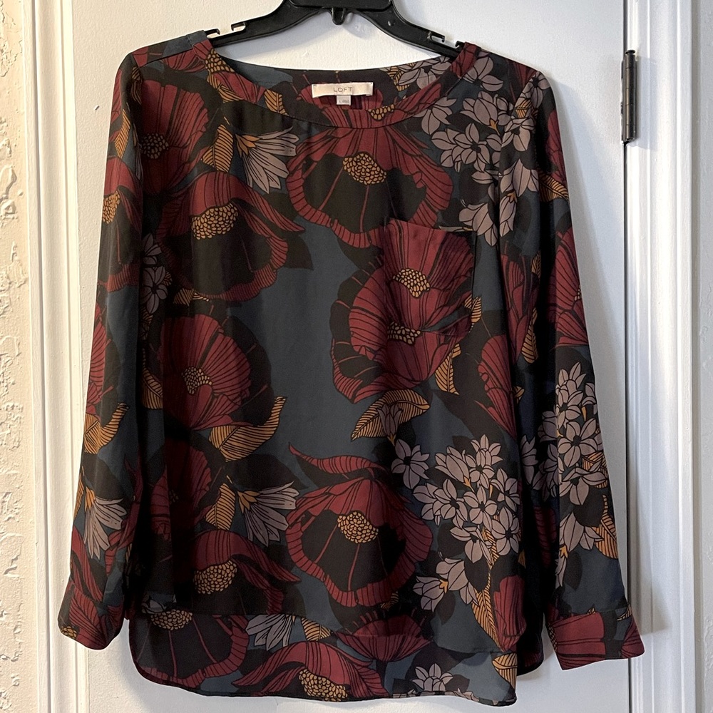 Anne Taylor Loft Blouse - size L